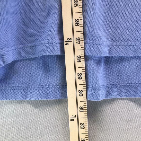 Chaps Light Blue Polo Shirt Men's Size XL XLarge 100% Cotton - Picture 6 of 7